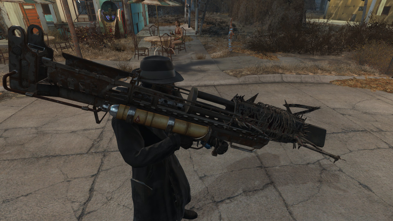 Illustration for article titled Fallout 4 Weapons Mod Is Absolutely Bonkers